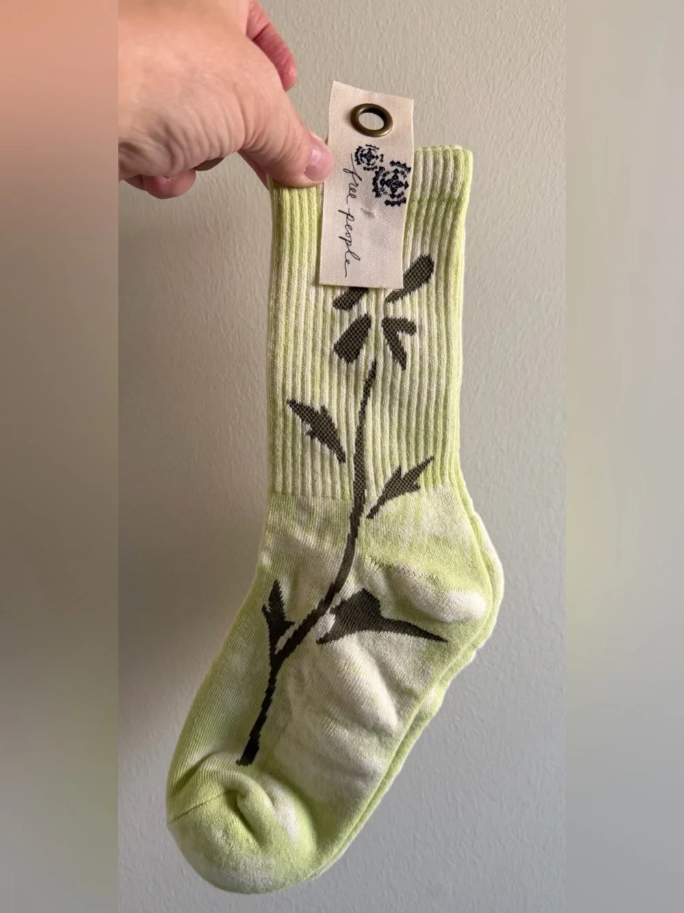 NWT Free People Floral Sky Socks